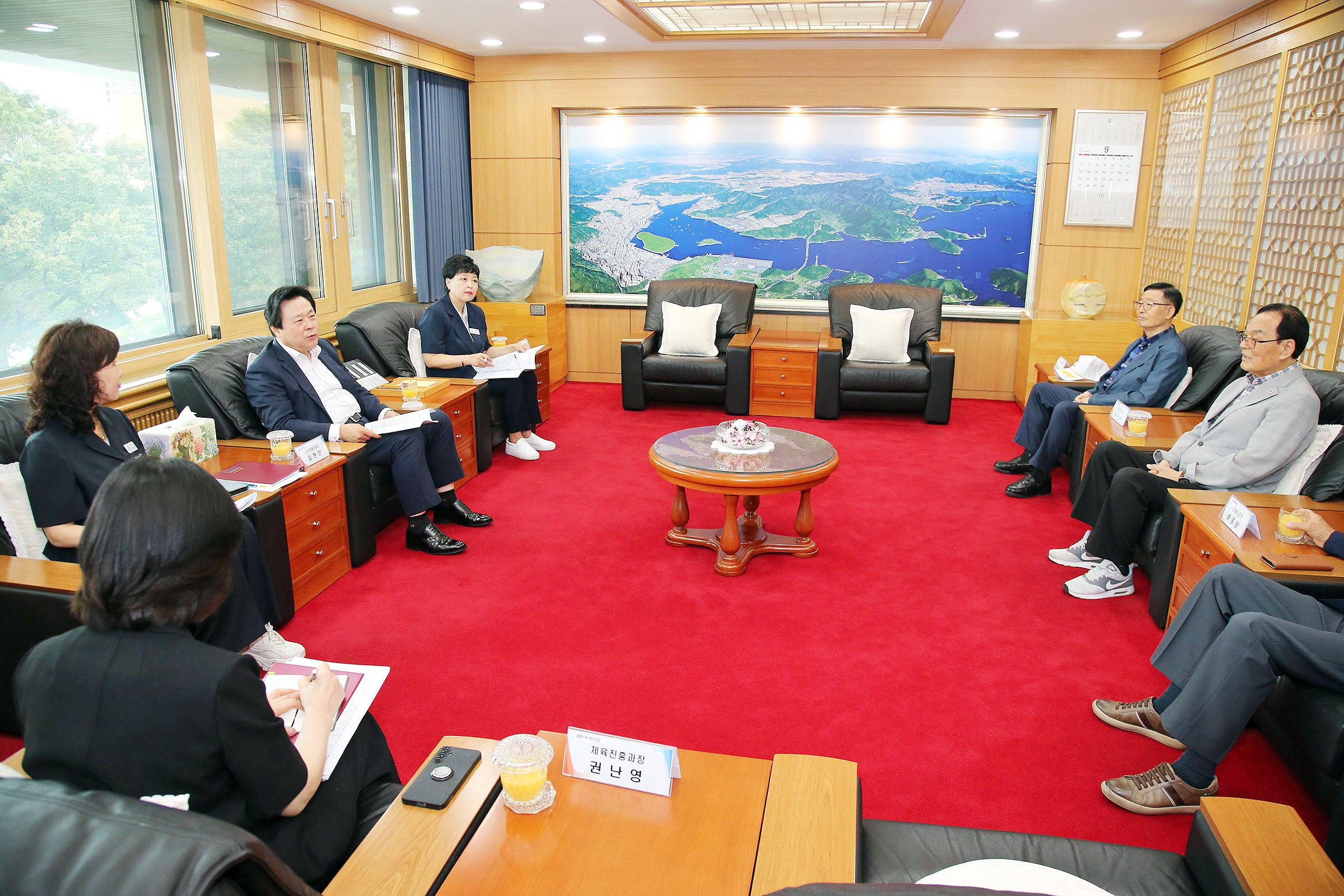 창원특례시, 대한노인회 3개 지회장과 간담회 개최