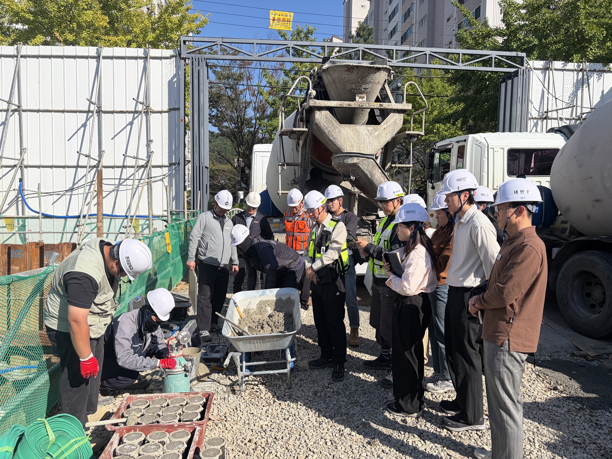 창원특례시, 내서도서관 건립공사 현장, 국토안전관리원 맞춤형 안전·품질 컨설팅 실시